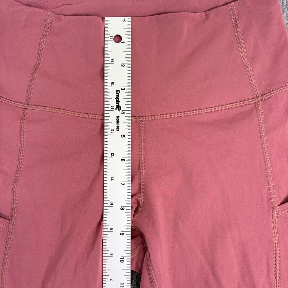 CRZ YOGA Womens High Waisted Leggings with Pockets Dusty Rose Pink Size XS 25in - Picture 9 of 11